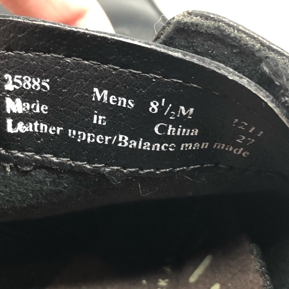 Bostonian Black Leather Dress Shoes Mens 8.5 M - Picture 12 of 12